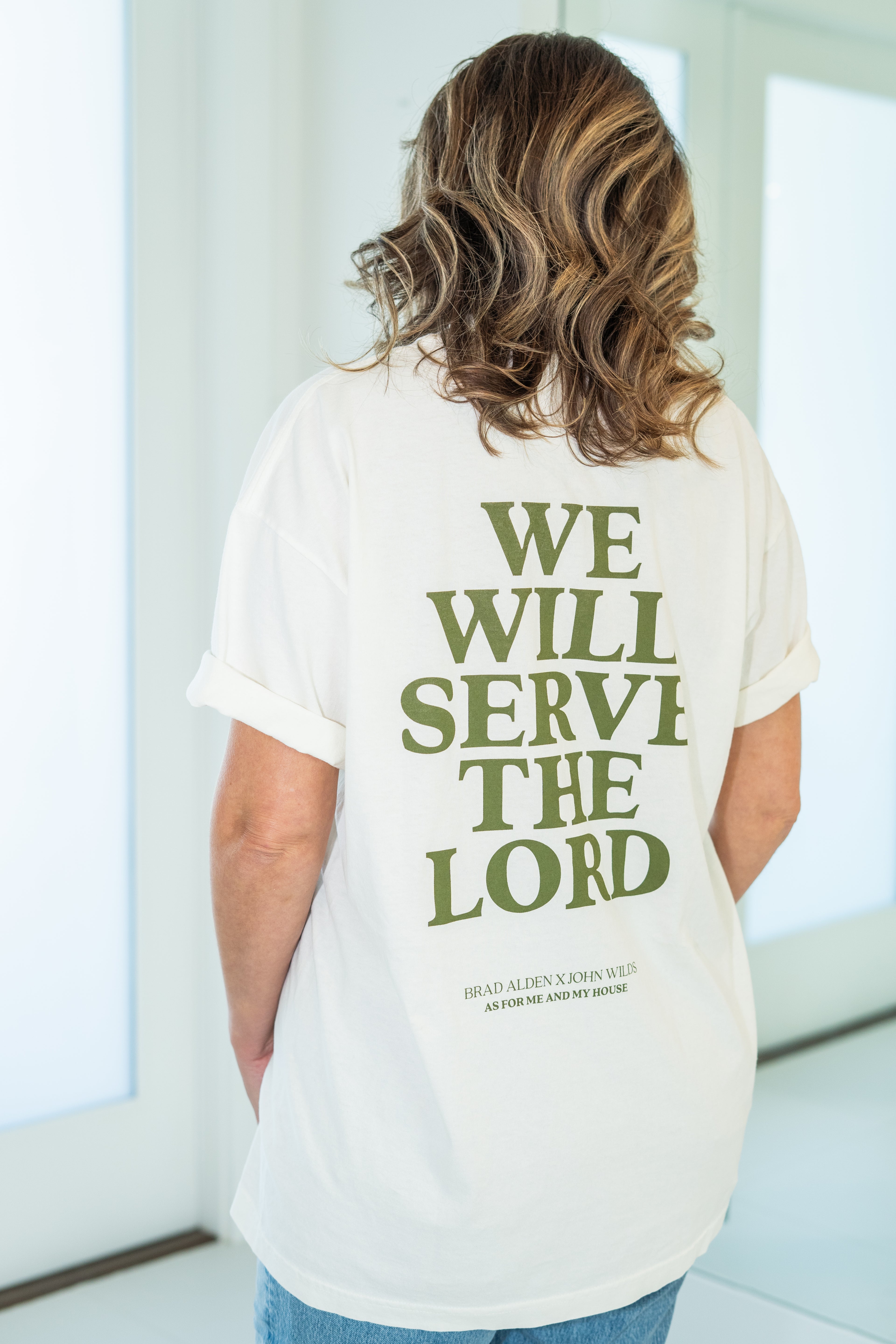 “As For Me and My House” Garment-Dyed Tee – Brad Alden x John Wilds