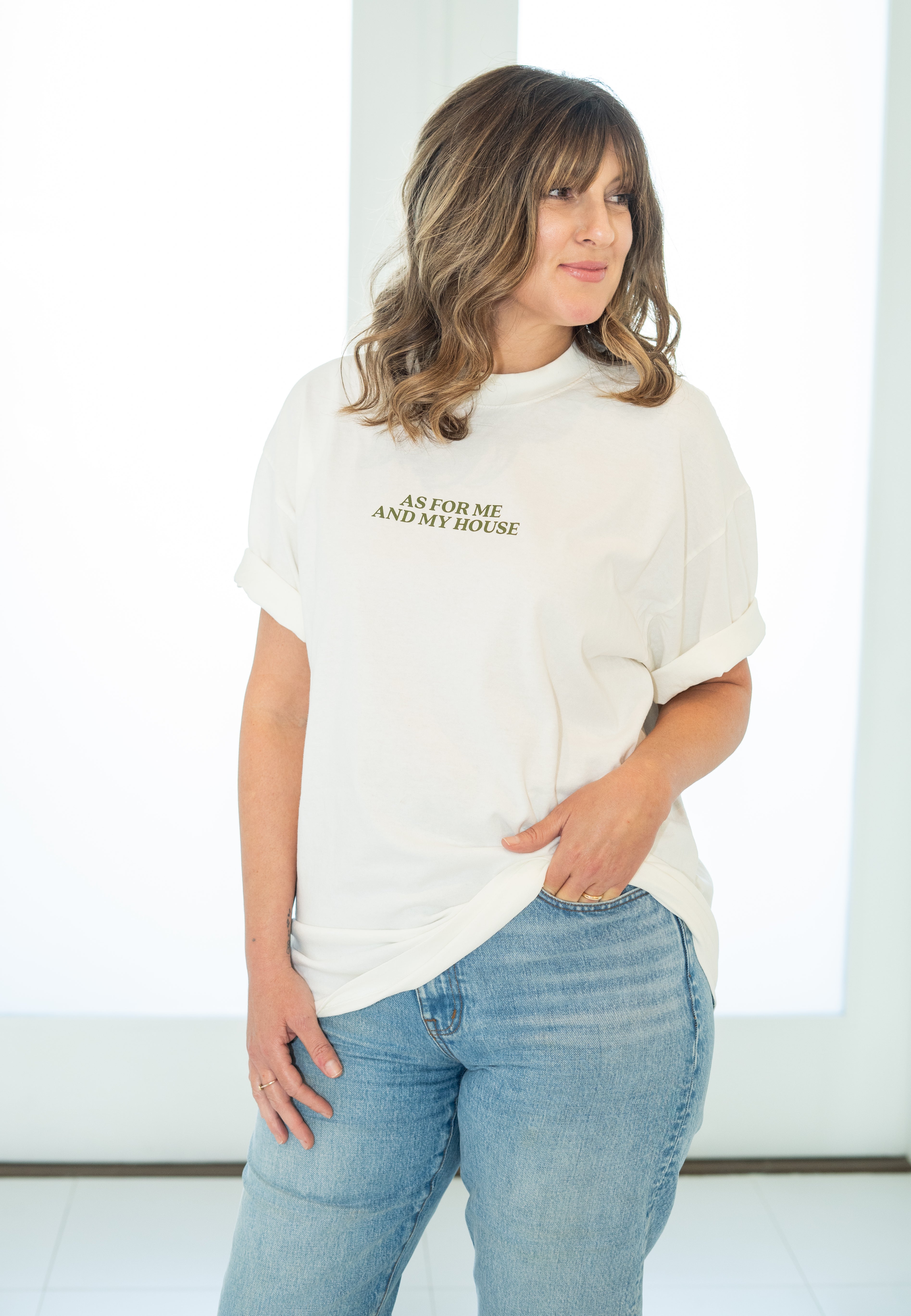 “As For Me and My House” Garment-Dyed Tee – Brad Alden x John Wilds