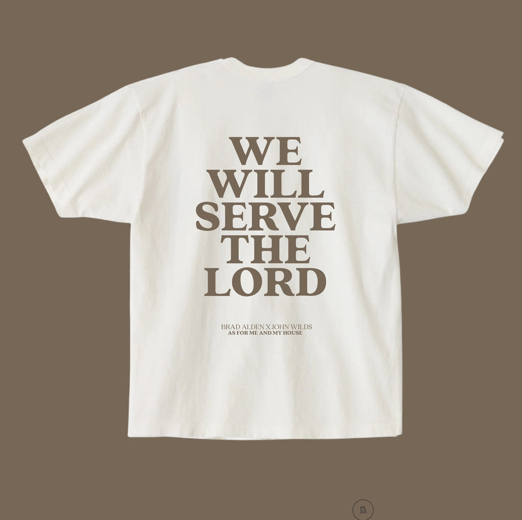 “As For Me and My House” Garment-Dyed Tee – Brad Alden x John Wilds