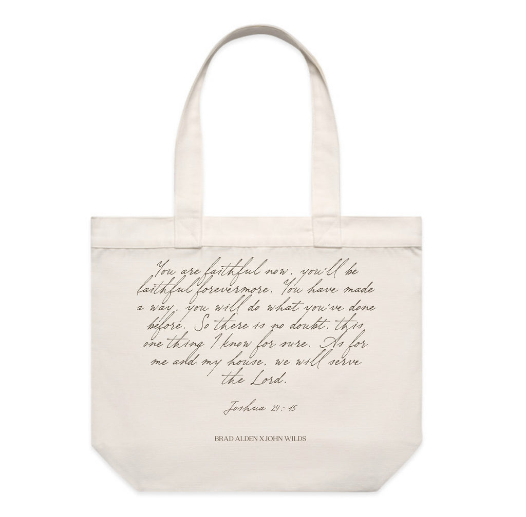 “As For Me and My House” Pocket Tote – Brad Alden x John Wilds