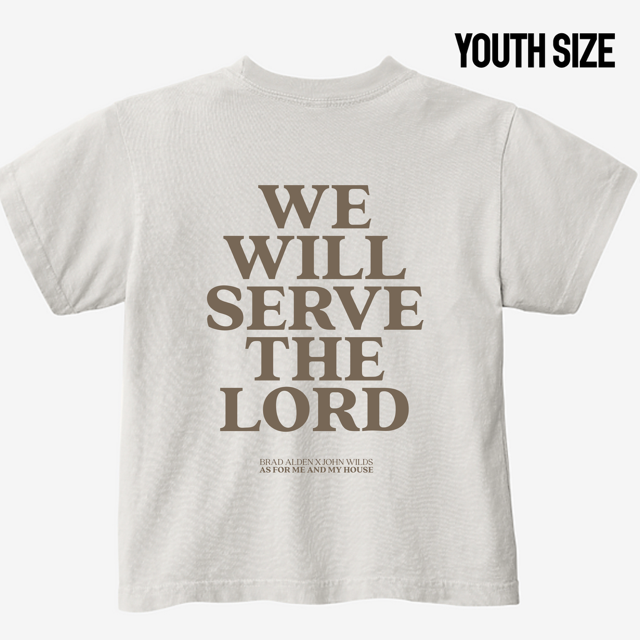 “As For Me and My House” Garment-Dyed Tee – Brad Alden x John Wilds Youth